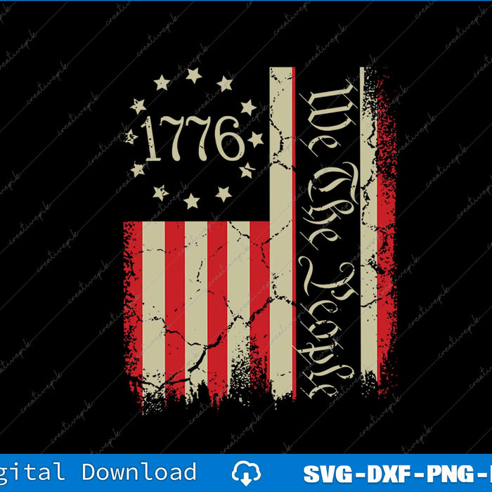 USA US Flag Patriotic 4th of July America SVG PNG Printable Files