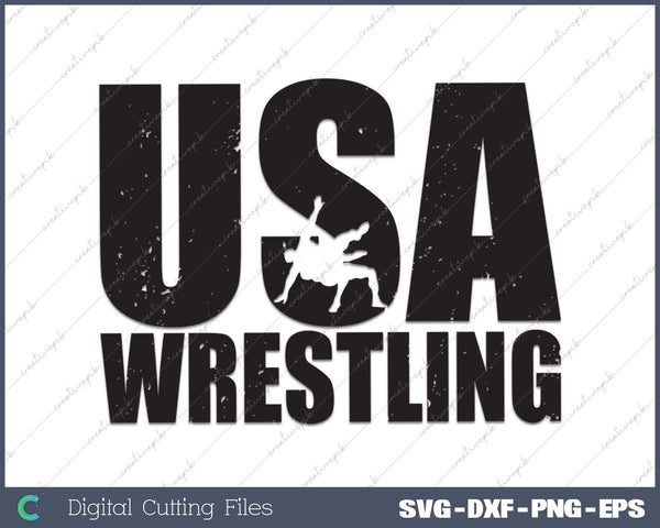 USA Wrestling Men's Wrestling Team Patriot USA Wrestler 