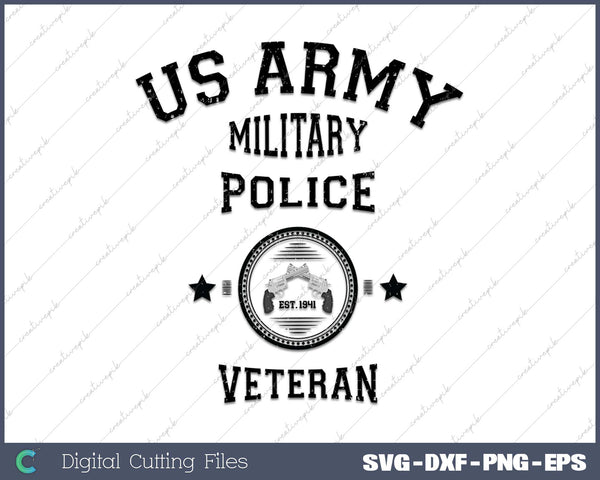 US Army Military Police Veteran Retired Police Officer