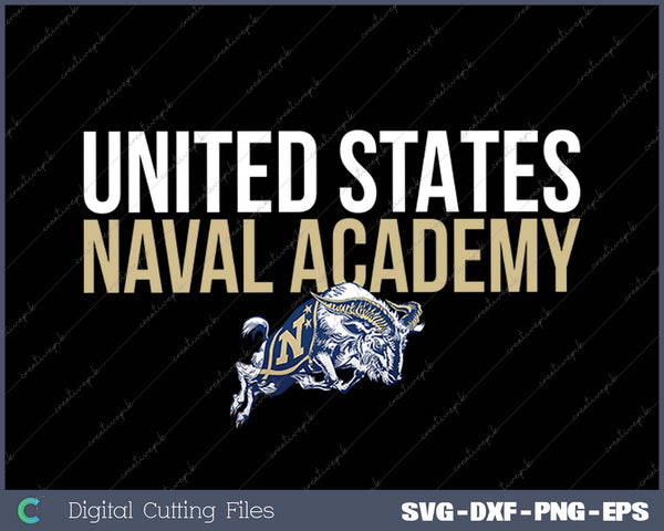 US Naval Academy Navy Midshipmen Stacked SVG PNG Cutting Printable Files