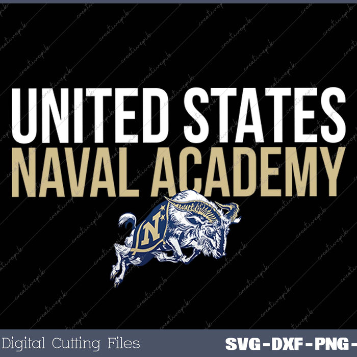 US Naval Academy Navy Midshipmen Stacked SVG PNG Cutting Printable Files