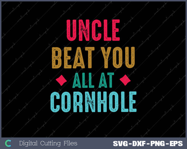 Uncle Beat You All Funny Cornhole