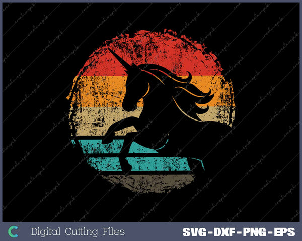 Unicorn Retro Style Vintage