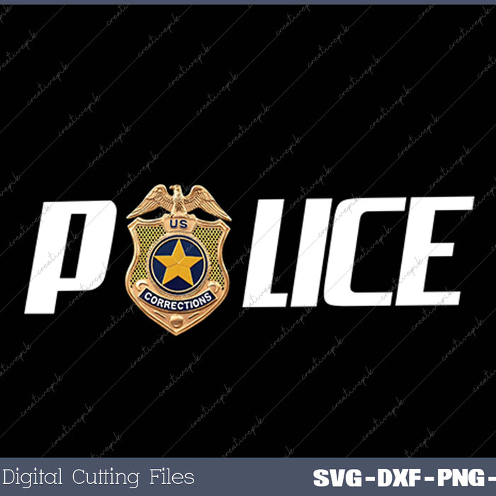 Unisex Adult Police Blue, Small US SVG PNG Cutting Printable Files