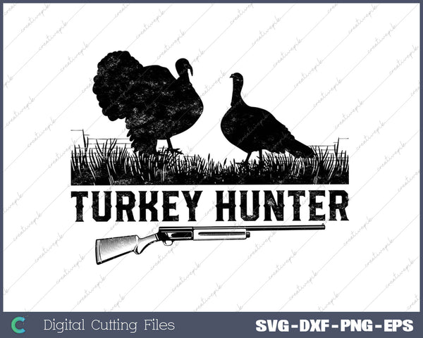 Untitled-10Turkey Hunter - Fun Turkey Hunting SVG PNG Cutting Printable Files