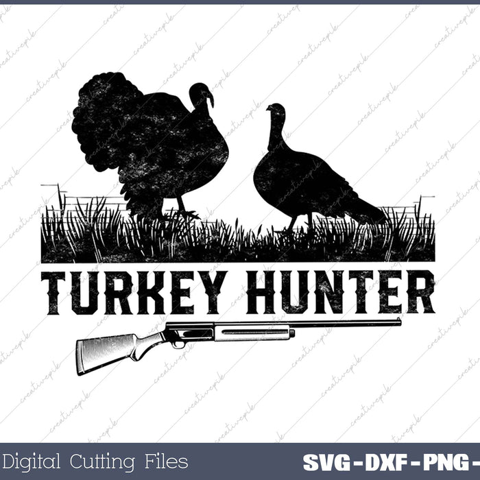 Untitled-10Turkey Hunter - Fun Turkey Hunting SVG PNG Cutting Printable Files