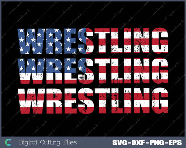 Usa Flag Wrestling American Flag Wrestling Wrestle Gift 