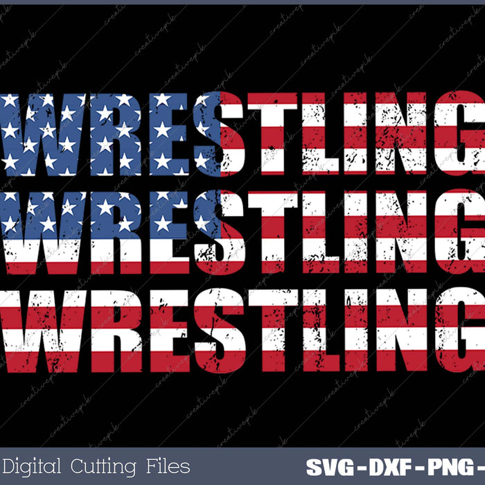 Usa Flag Wrestling American Flag Wrestling Wrestle Gift 