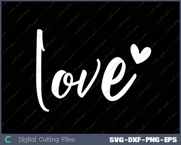 Valentine's Day V Neck Womens Funny Double Heart Graphic SVG PNG Cutting Printable Files