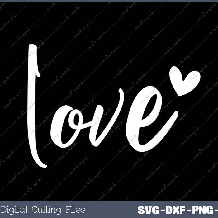 Valentine's Day V Neck Womens Funny Double Heart Graphic SVG PNG Cutting Printable Files