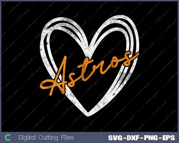 Vintage Astros Retro Style 70s 80s First Name SVG Printable Files