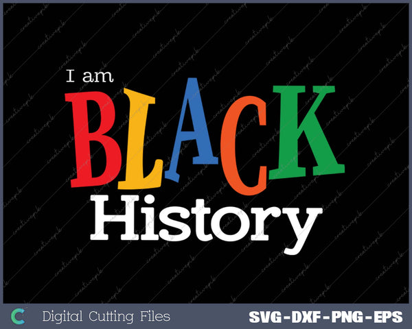 Vintage Black History Month SVG PNG Cutting Printable Files