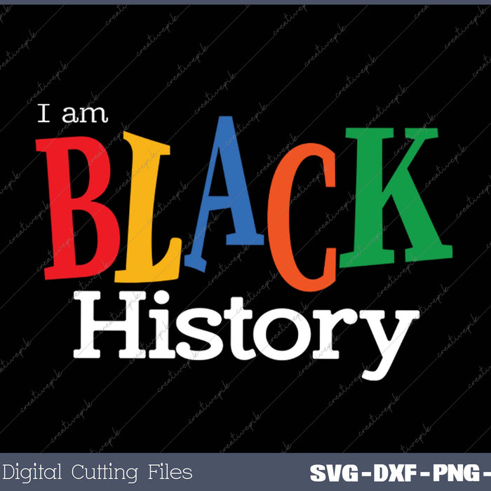 Vintage Black History Month SVG PNG Cutting Printable Files
