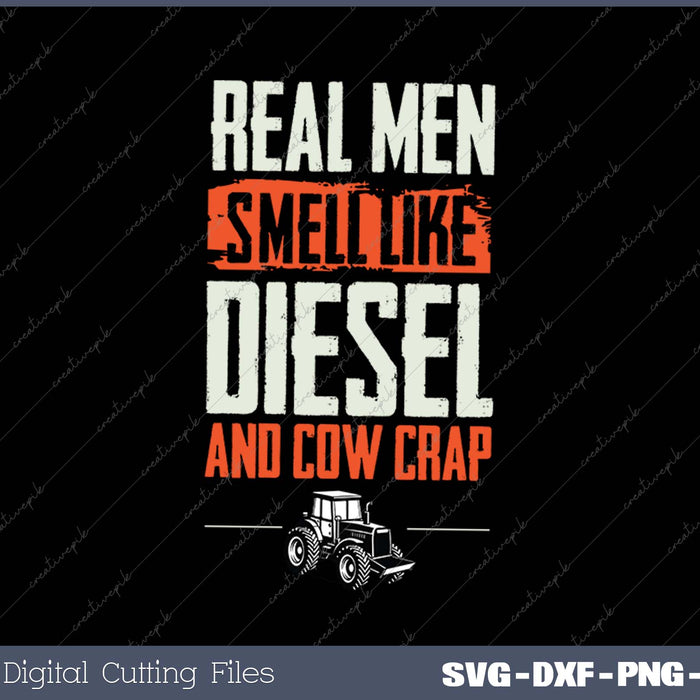 Vintage Farmer Men Tractor Gift Boys Farm Rancher SVG PNG Cutting Printable Files