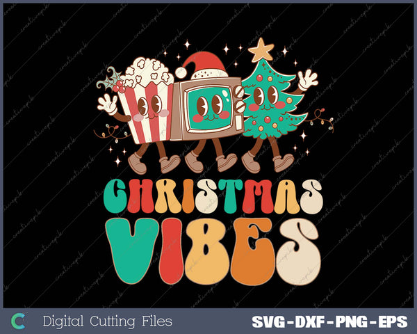 Vintage Groovy Christmas Santa Claus - Christmas Vibes