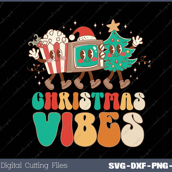 Vintage Groovy Christmas Santa Claus - Christmas Vibes