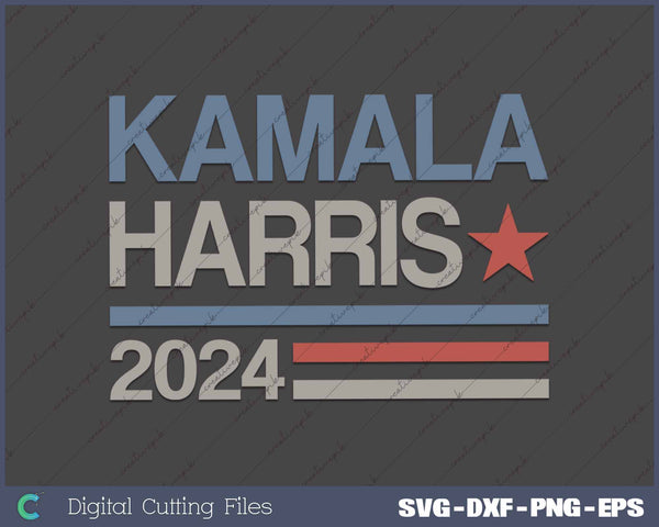 Vintage Kamala Harris 2024 For President Election Campaign