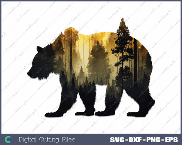 Vintage National Park Bear Wildlife Preserve And Protect