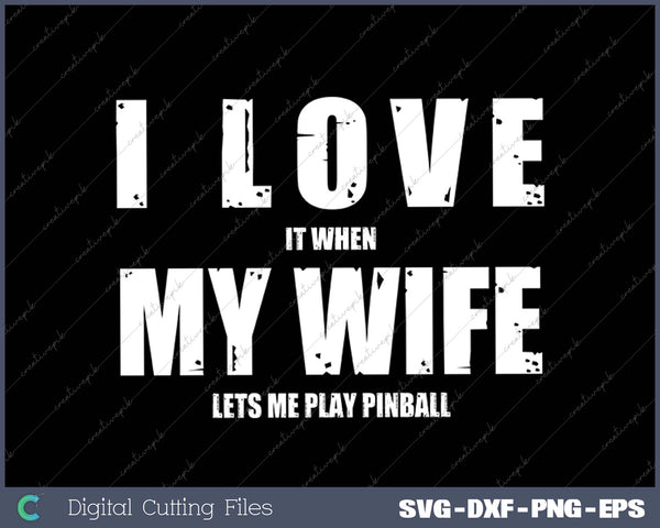 Vintage Pinball Funny Distressed Pinballer SVG PNG Printable Files