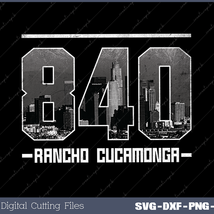 VintageRanchoCucamonga840AreaCodeCaliforniaSkyline