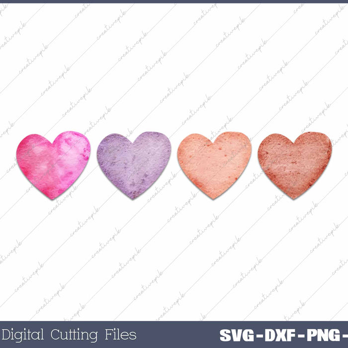 Vintage Valentine Heart SVG PNG Cutting Printable Files