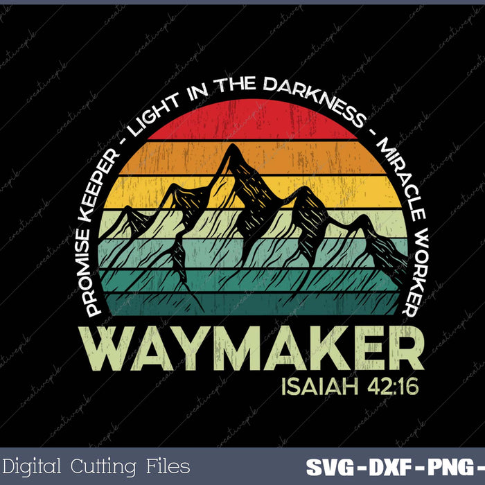 Vintage Waymaker Promise Keeper Miracle Worker Christian