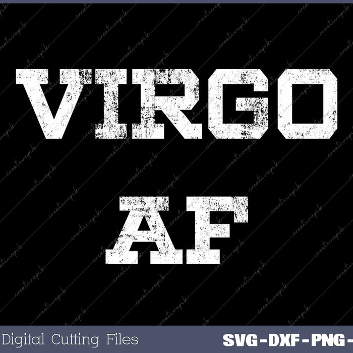 Virgo AF Funny Zodiac Sign Birthday