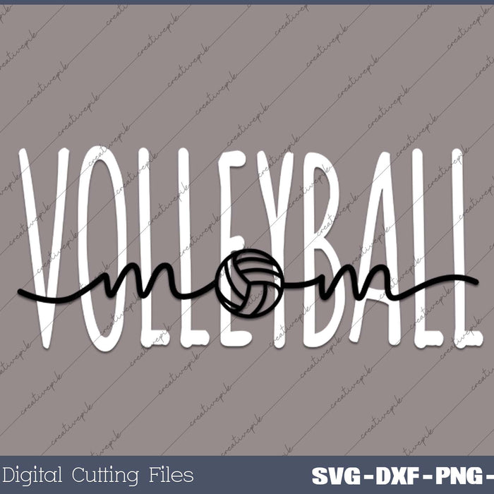 Volleyball Mom Era SVG PNG Cutting Printable Files