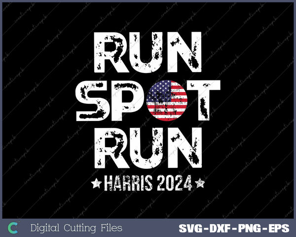 Vote Run Spot Run 2024 TrumpHarris Presidential Debate