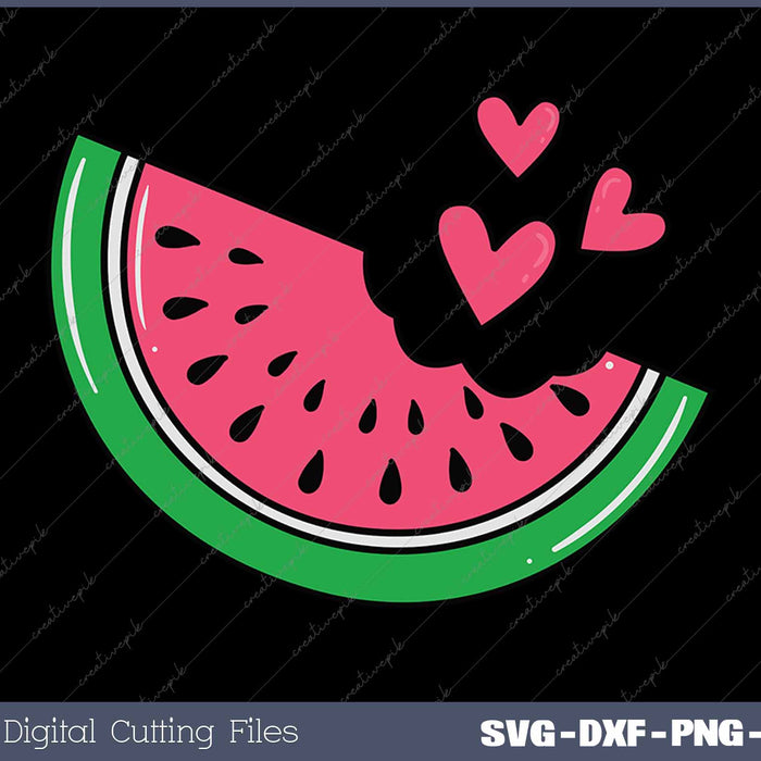 Watermelon Slice Melon Summer Vacation Season Fruit