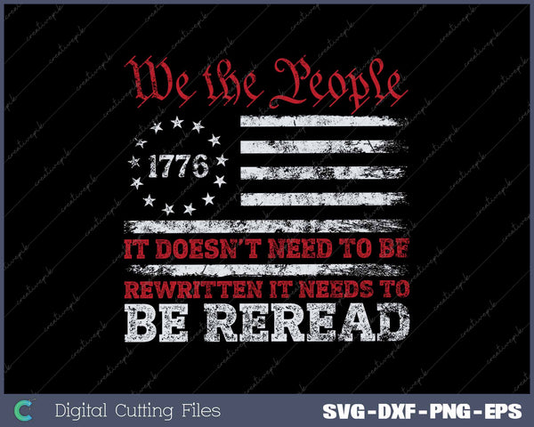 We The People Constitution Of The USA Needs To Be Reread