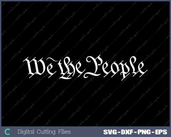 We The People Founding Fathers Constitution American 