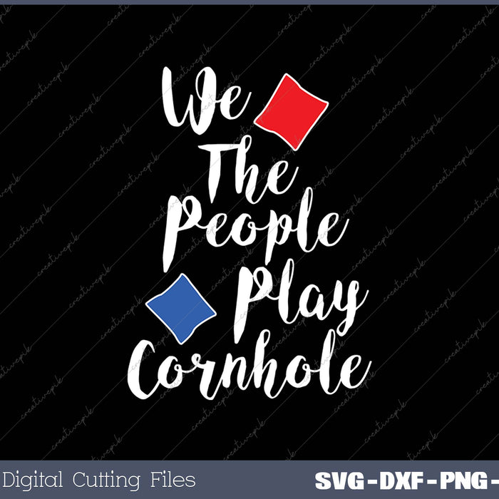 We The People Play Cornhole