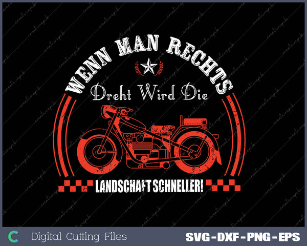 Wenn man rechts dreht wird die Landschaft schneller! SVG PNG Cutting Printable Files