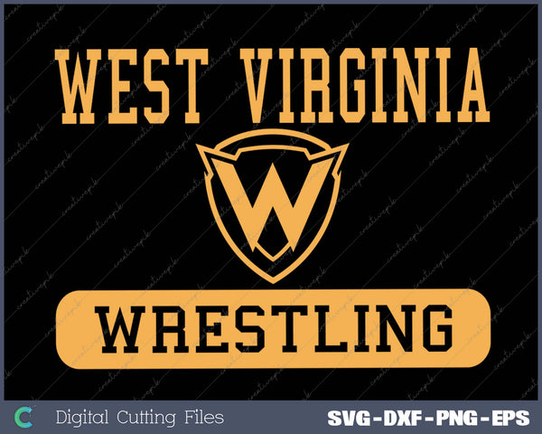 West Virginia Mountaineers Wrestling Officially Licensed 