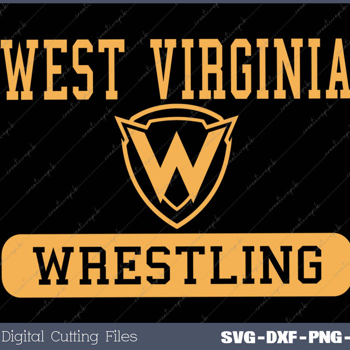 West Virginia Mountaineers Wrestling Officially Licensed 