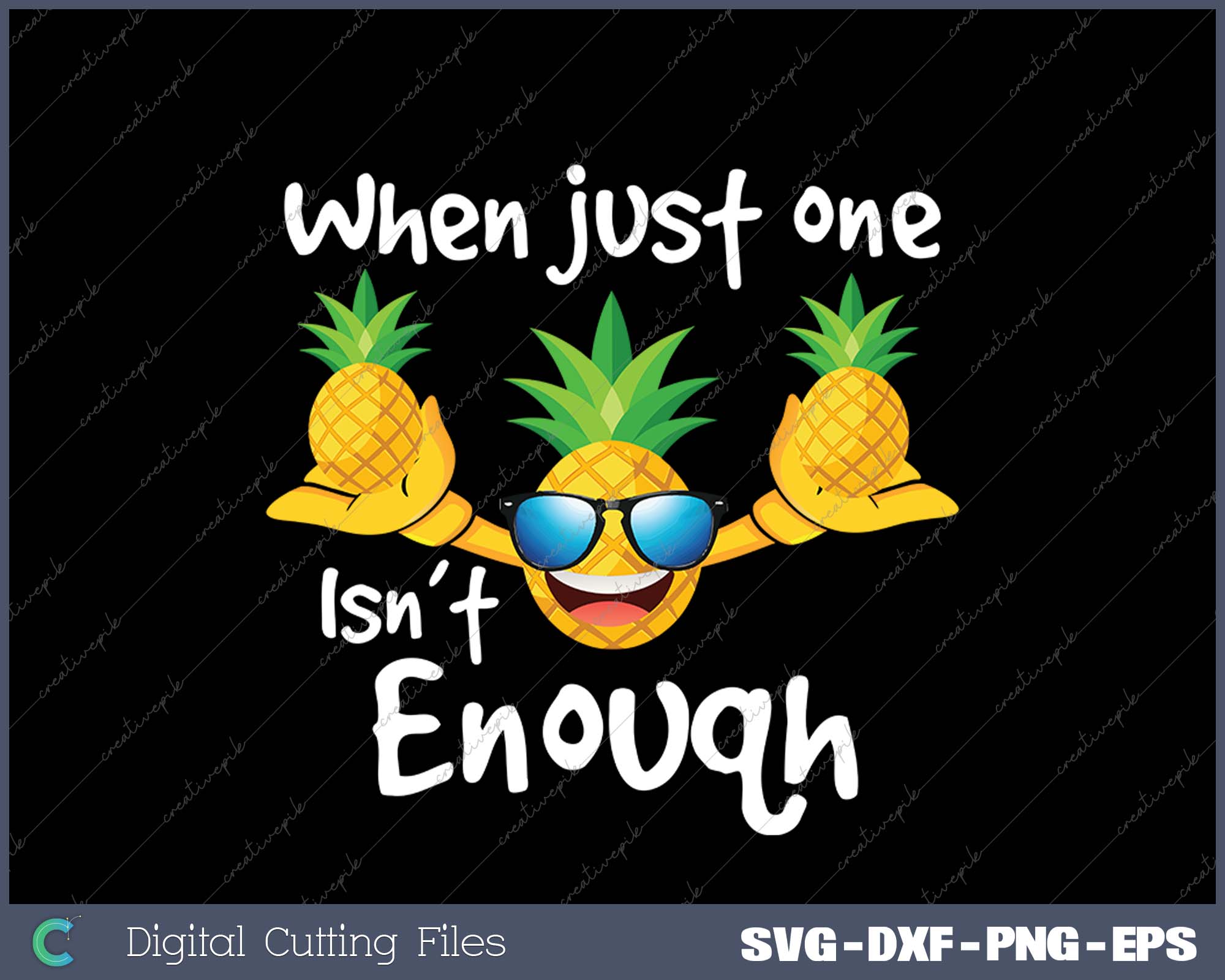 pineapple plant swinger When Just One Isn't Enough Pineapple Swinger Swingers SVG PNG Files – creativepik