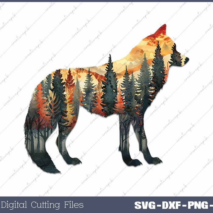 Wolf Nature Forest Outdoor Hiking Camping Hunting