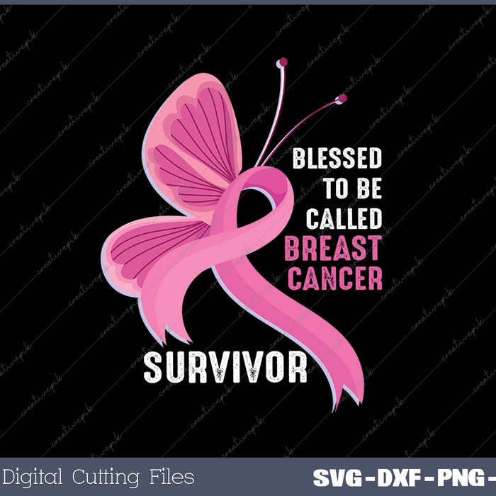 Womens Blessed to Be Called Breast Cancer Survivor Perfect 