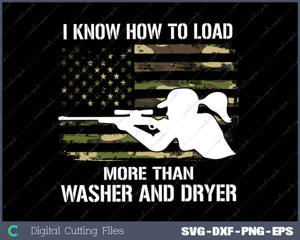 Womens I Know How To Load More Than Washer And Dryer