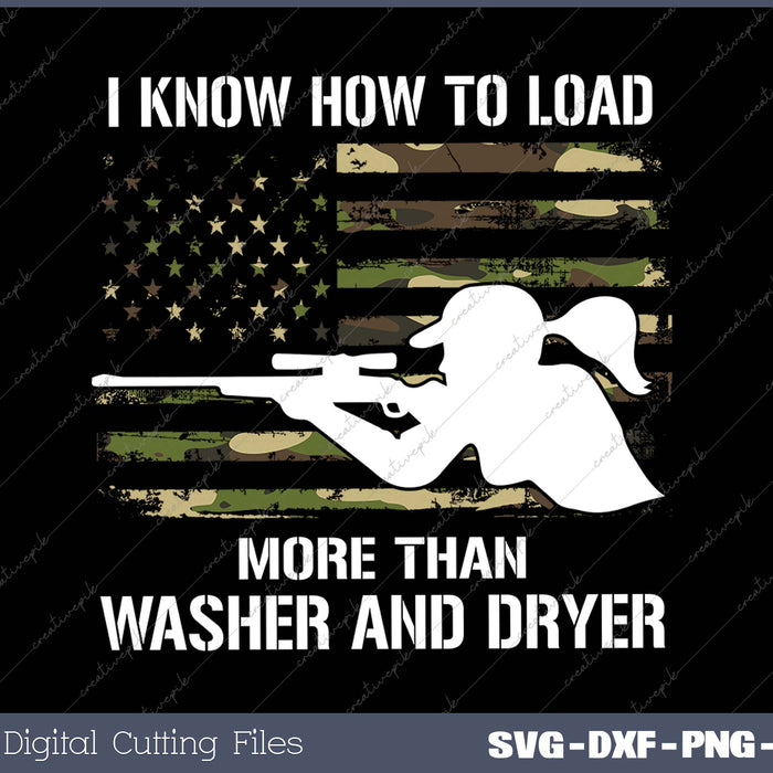 Womens I Know How To Load More Than Washer And Dryer