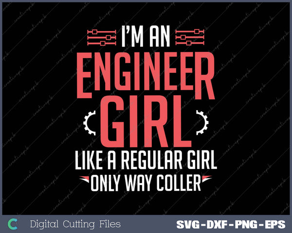 Womens I'm An Engineer Girl Funny Female Engineering 