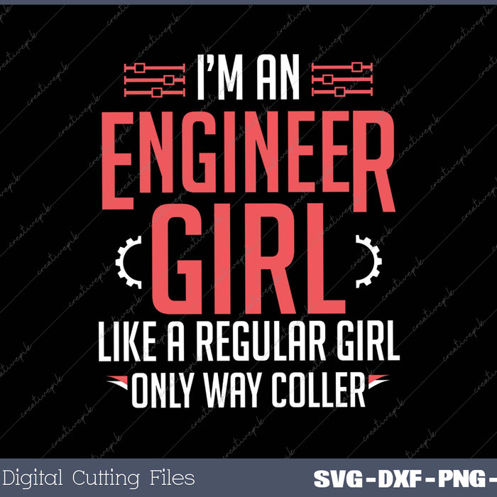 Womens I'm An Engineer Girl Funny Female Engineering 