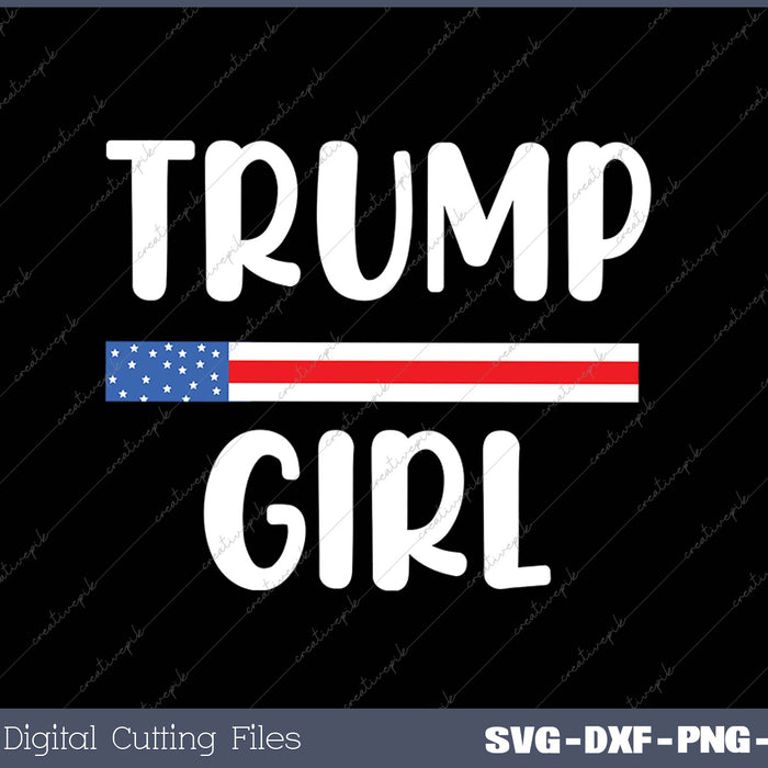 Womens Trump Girl SVG PNG Cutting Printable Files