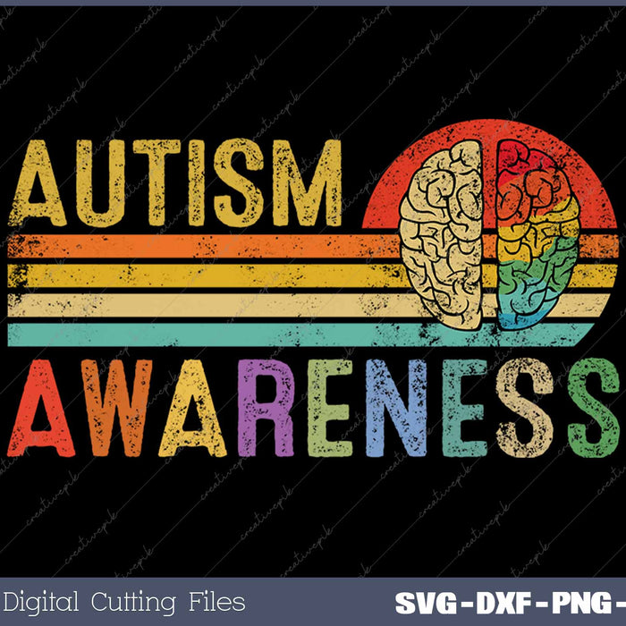 World Autism Awareness Neurodiversity Autistic SVG Printable Files