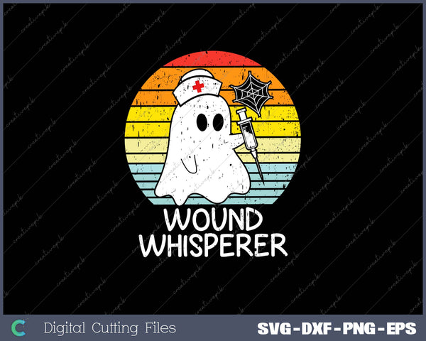 Wound Whisperer Ghost Nurse Boo Halloween 2024 Nursing RN