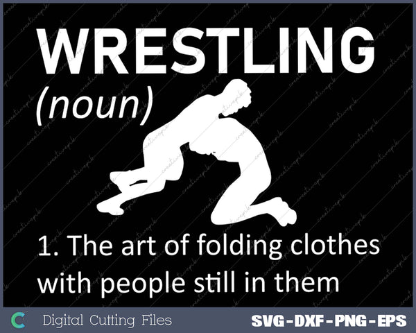 Wrestling Definition Funny Wrestler 