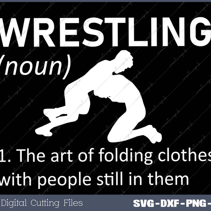 Wrestling Definition Funny Wrestler 