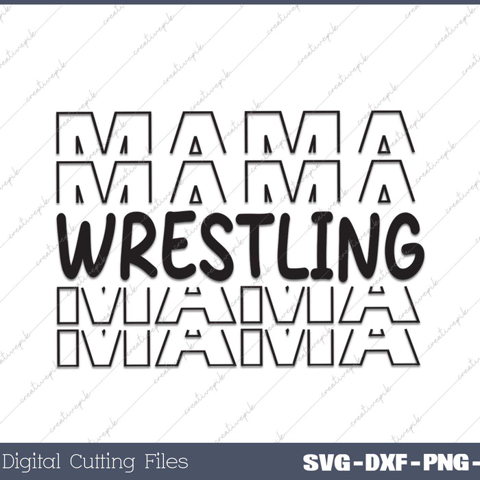 Wrestling Mama Wrestling Mom Funny Wrestling