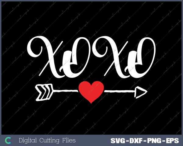 XOXO SVG PNG Cutting Printable Files